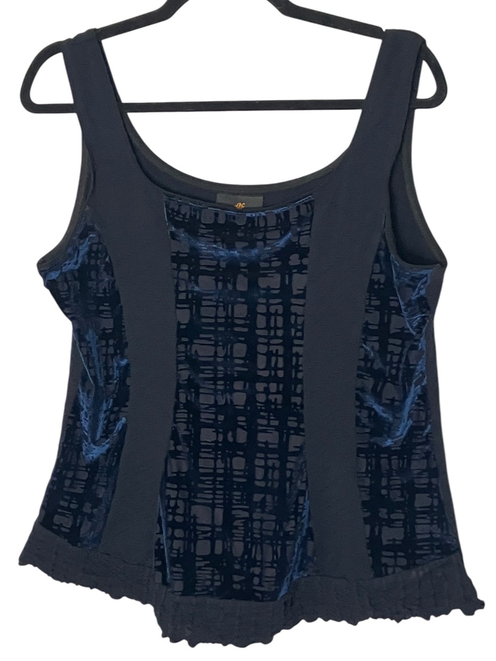 Vintage Y2K Karkass‎ Sleeveless Tank Corset Velvet Whimsygoth 13/14 Large